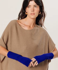 Hot Rodier Poncho cachemire marron camel