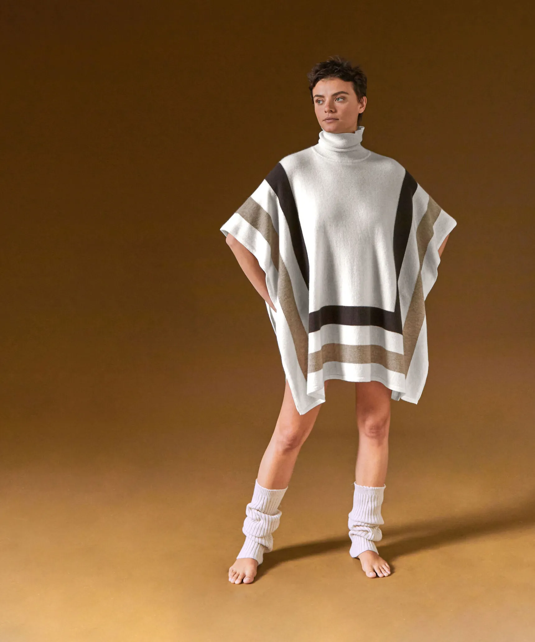 Best Rodier Poncho en cachemire
