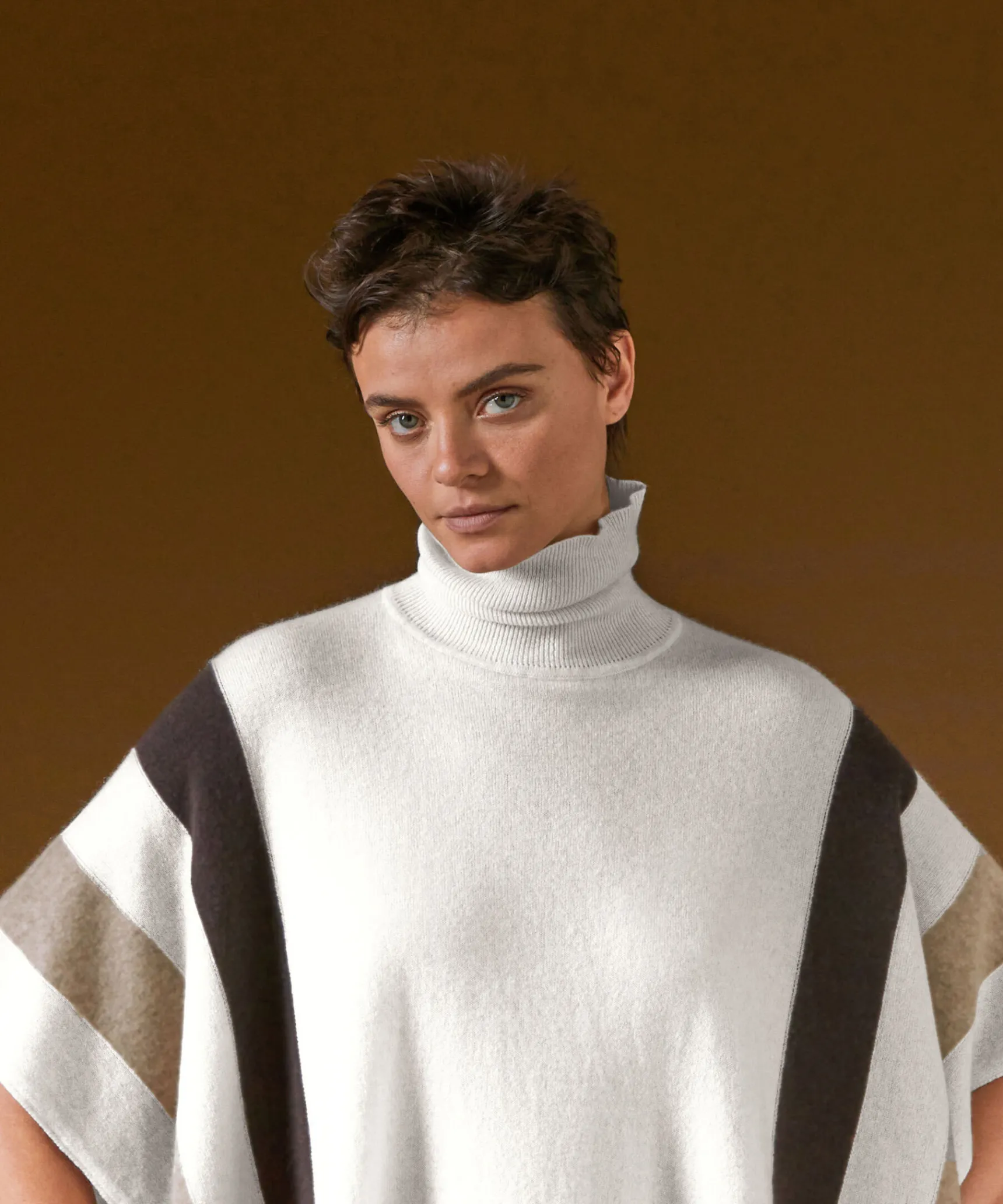 Best Rodier Poncho en cachemire