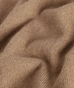 Sale Rodier Poncho manches 3/4 cachemire marron camel