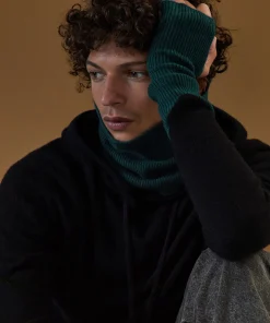 Clearance Rodier Pull à capuche en cachemire 2 fils noir