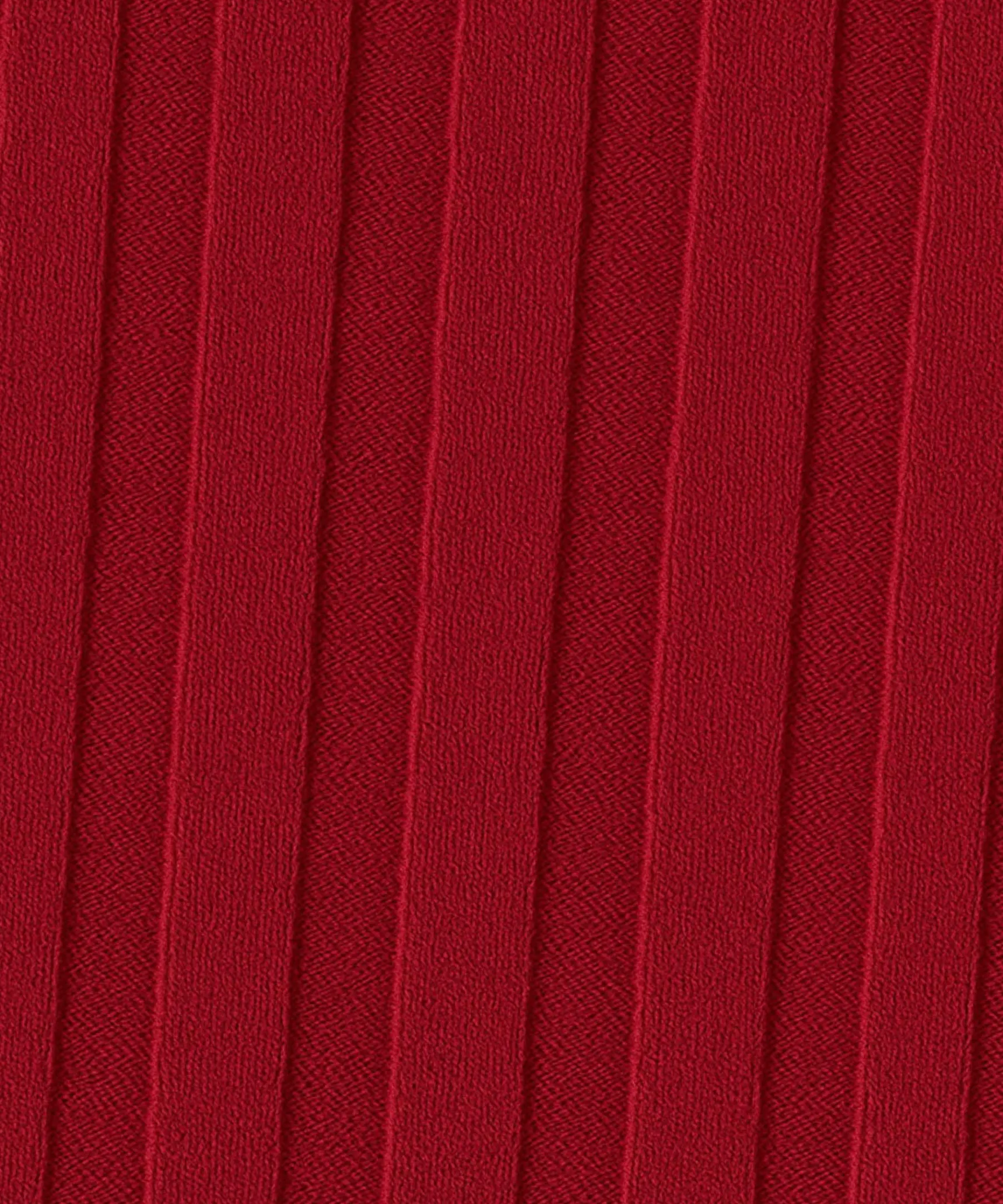 Online Rodier Pull chaussette col polo rouge grenat