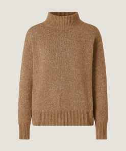 Sale Rodier Pull col cheminé chiné marron