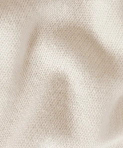 Outlet Rodier Pull col montant oversize en cachemire blanc écru