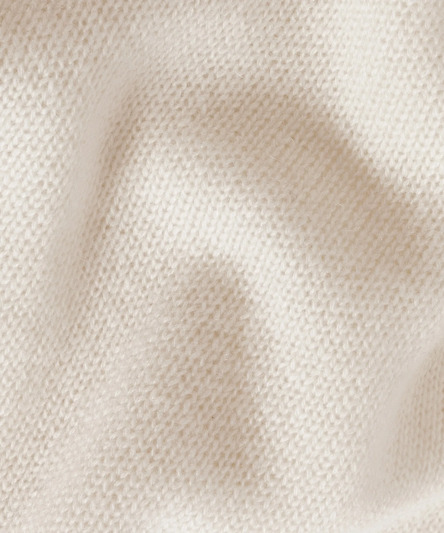 Outlet Rodier Pull col montant oversize en cachemire blanc écru