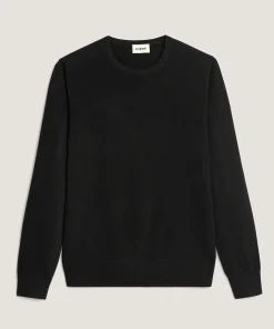Best Rodier Pull col rond en cachemire noir