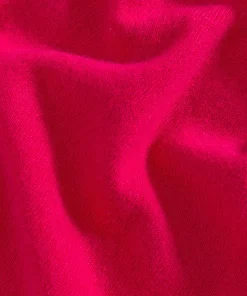 Rodier Pull col rond en cachemire rose geranium