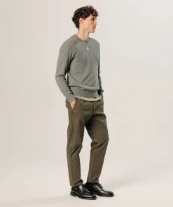 Discount Rodier Pull col rond en cachemire gris moyen
