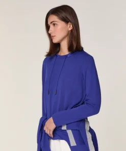 Sale Rodier Pull col rond en laine mérinos bleu outremer