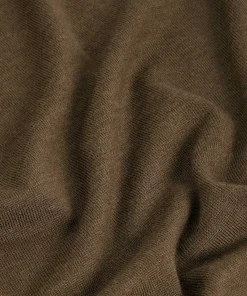 Sale Rodier Pull col rond en laine mérinos marron écorce