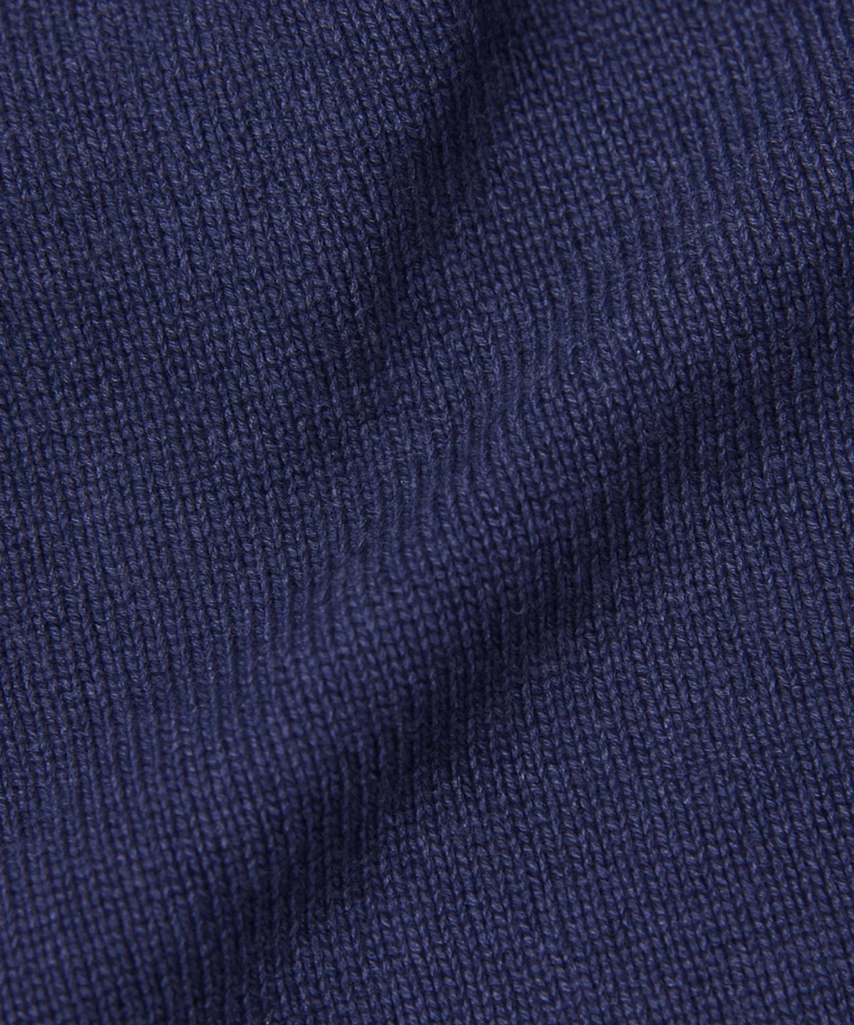 Rodier Pull col rond en maille fine bleu denim