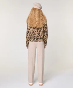 Discount Rodier Pull col rond léopard