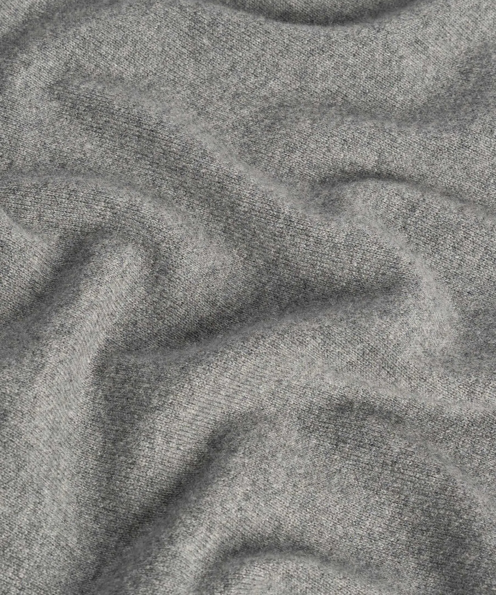 Clearance Rodier Pull col roulé en cachemire gris moyen