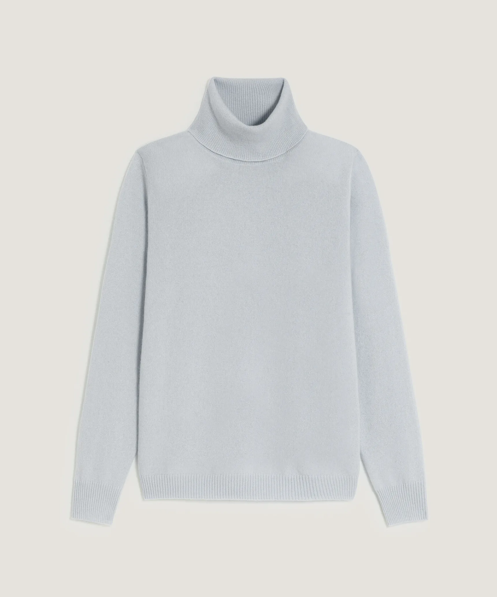 Sale Rodier Pull col roulé en cachemire bleu ciel