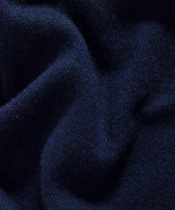 Online Rodier Pull col roulé en cachemire bleu nuit