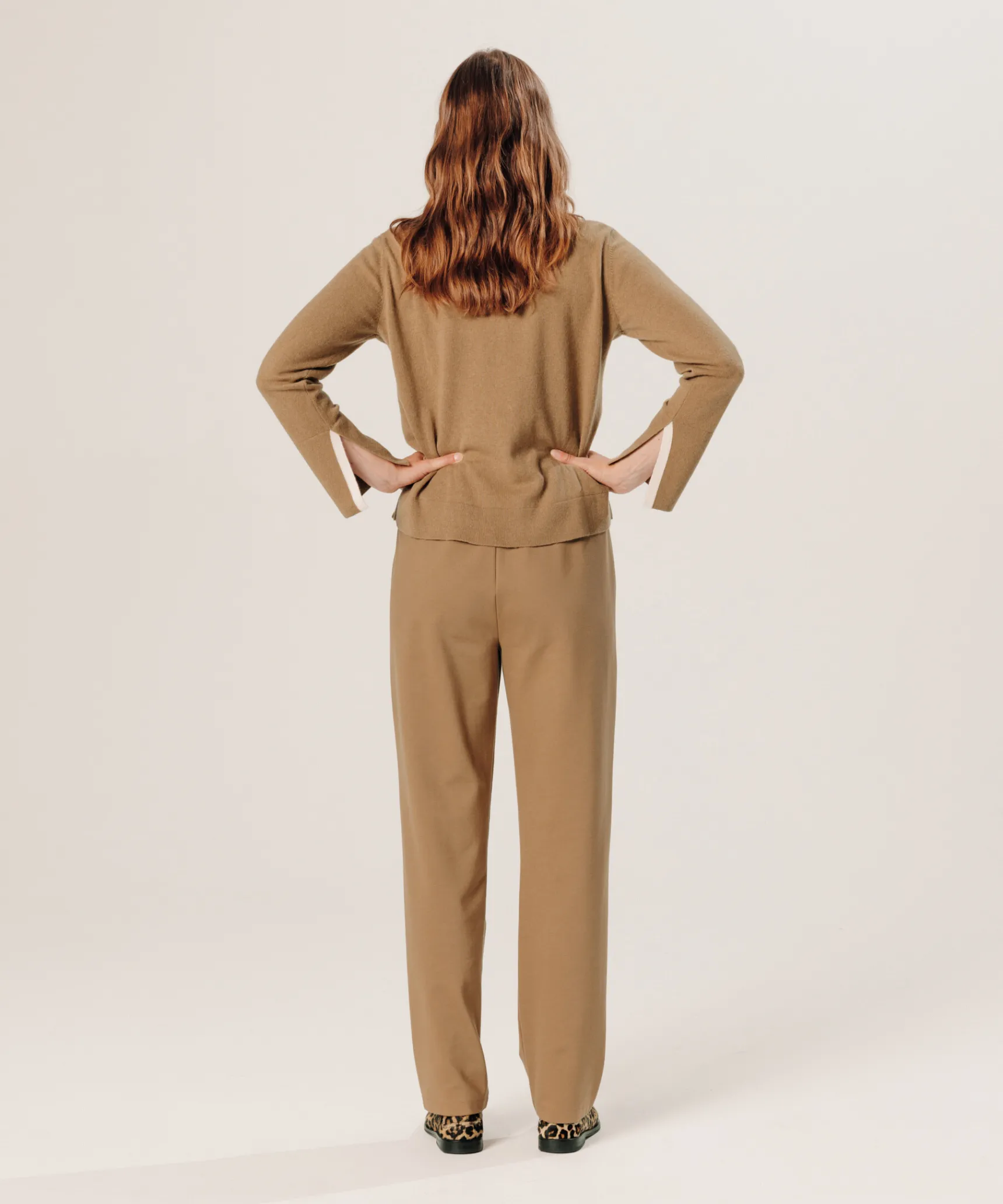 Discount Rodier Pull col roulé en cachemire marron camel
