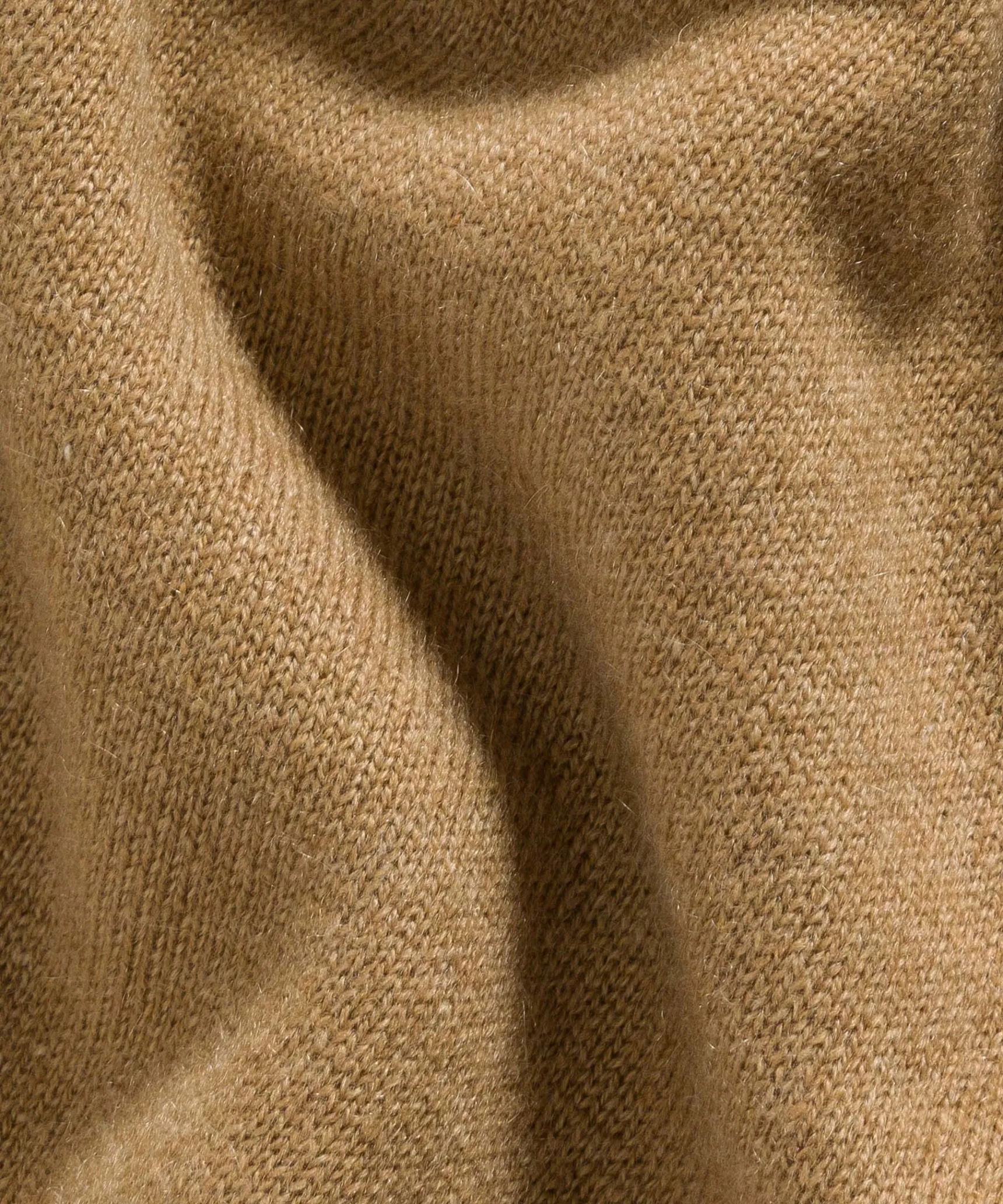 Discount Rodier Pull col roulé en cachemire marron camel