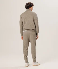 Hot Rodier Pull col roulé en cachemire beige