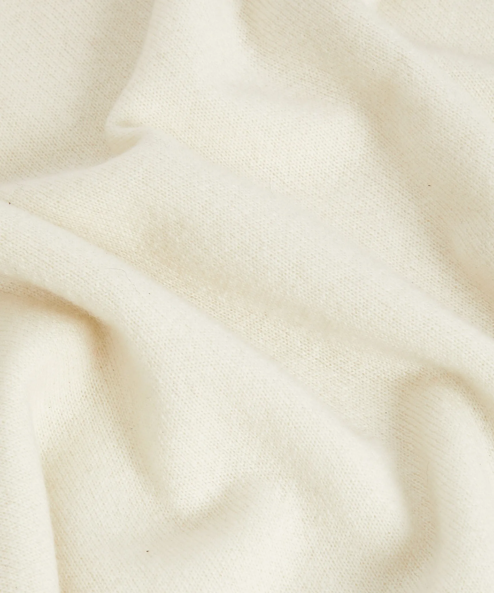 Discount Rodier Pull col roulé en cachemire blanc écru
