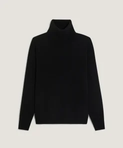Sale Rodier Pull col roulé en cachemire noir