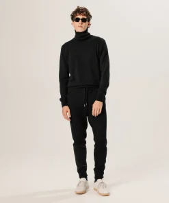 Rodier Pull col roulé en cachemire noir