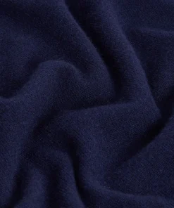Best Rodier Pull col roulé en cachemire bleu marine