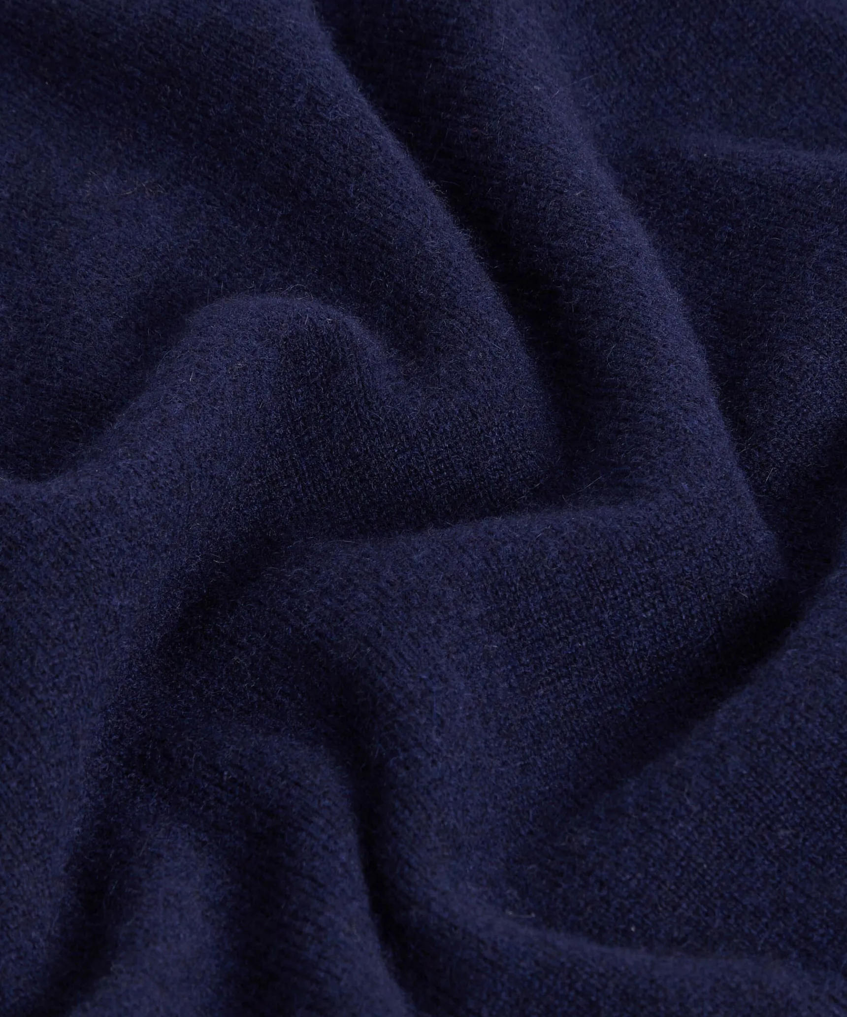 Best Rodier Pull col roulé en cachemire bleu marine