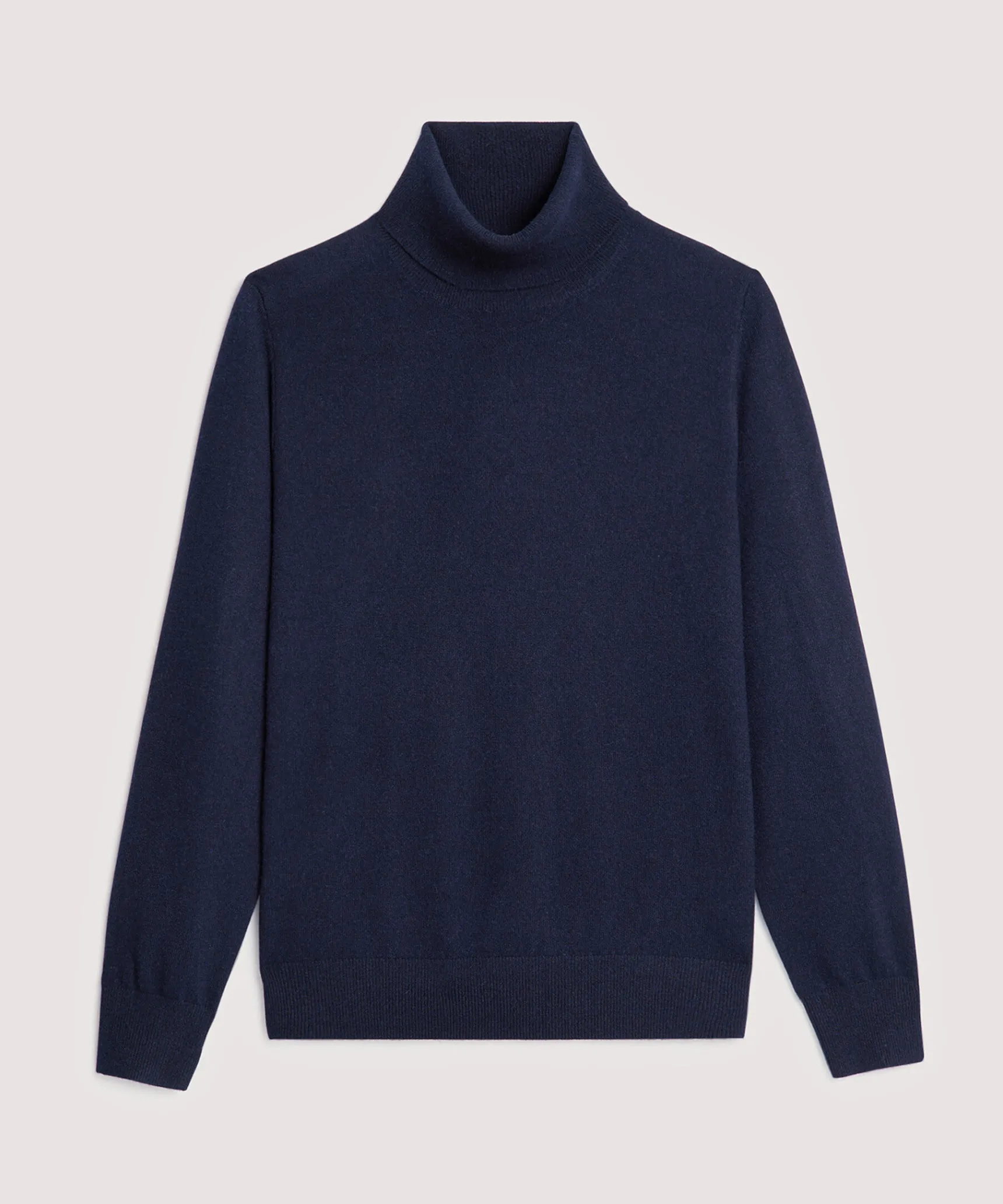Sale Rodier Pull col roulé en cachemire bleu nuit