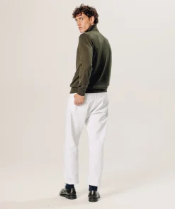 New Rodier Pull col roulé en laine mérinos vert kaki