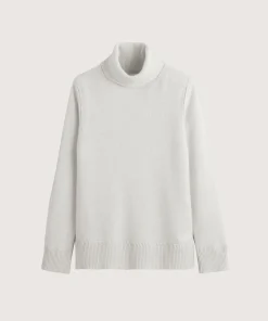 Sale Rodier Pull col roulé oversize en cachemire blanc