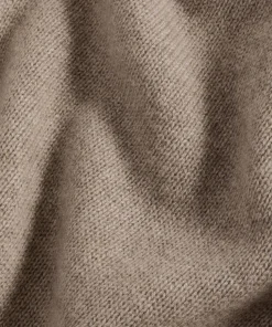 Online Rodier Pull col roulé oversize en cachemire marron taupe
