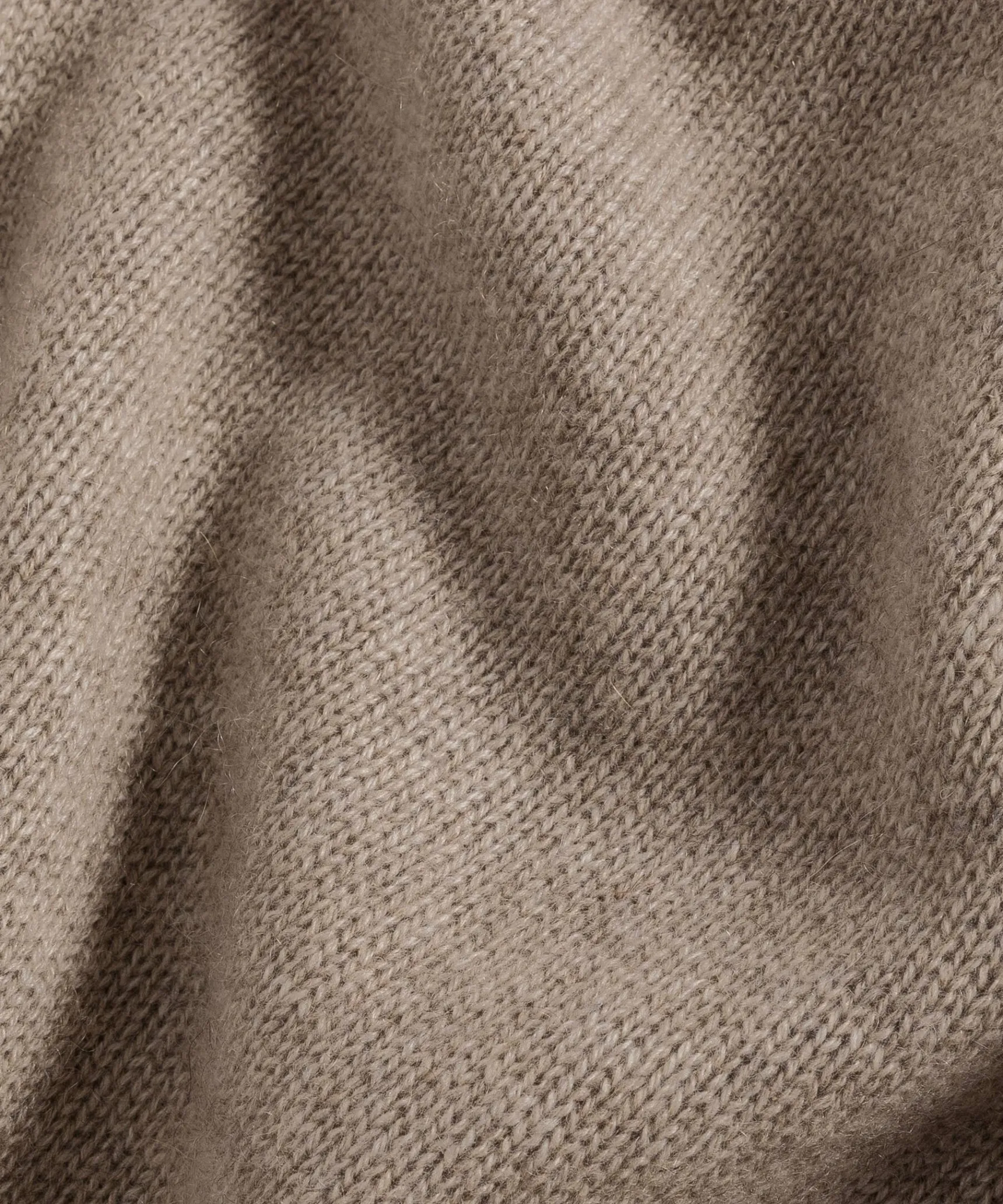 Online Rodier Pull col roulé oversize en cachemire marron taupe