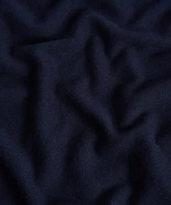 Clearance Rodier Pull col V en cachemire bleu nuit