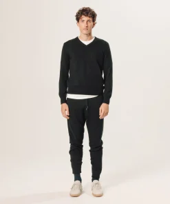 New Rodier Pull col V en cachemire noir