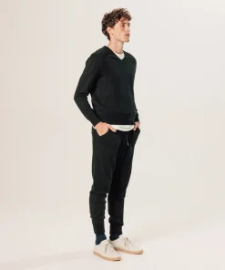 New Rodier Pull col V en cachemire noir