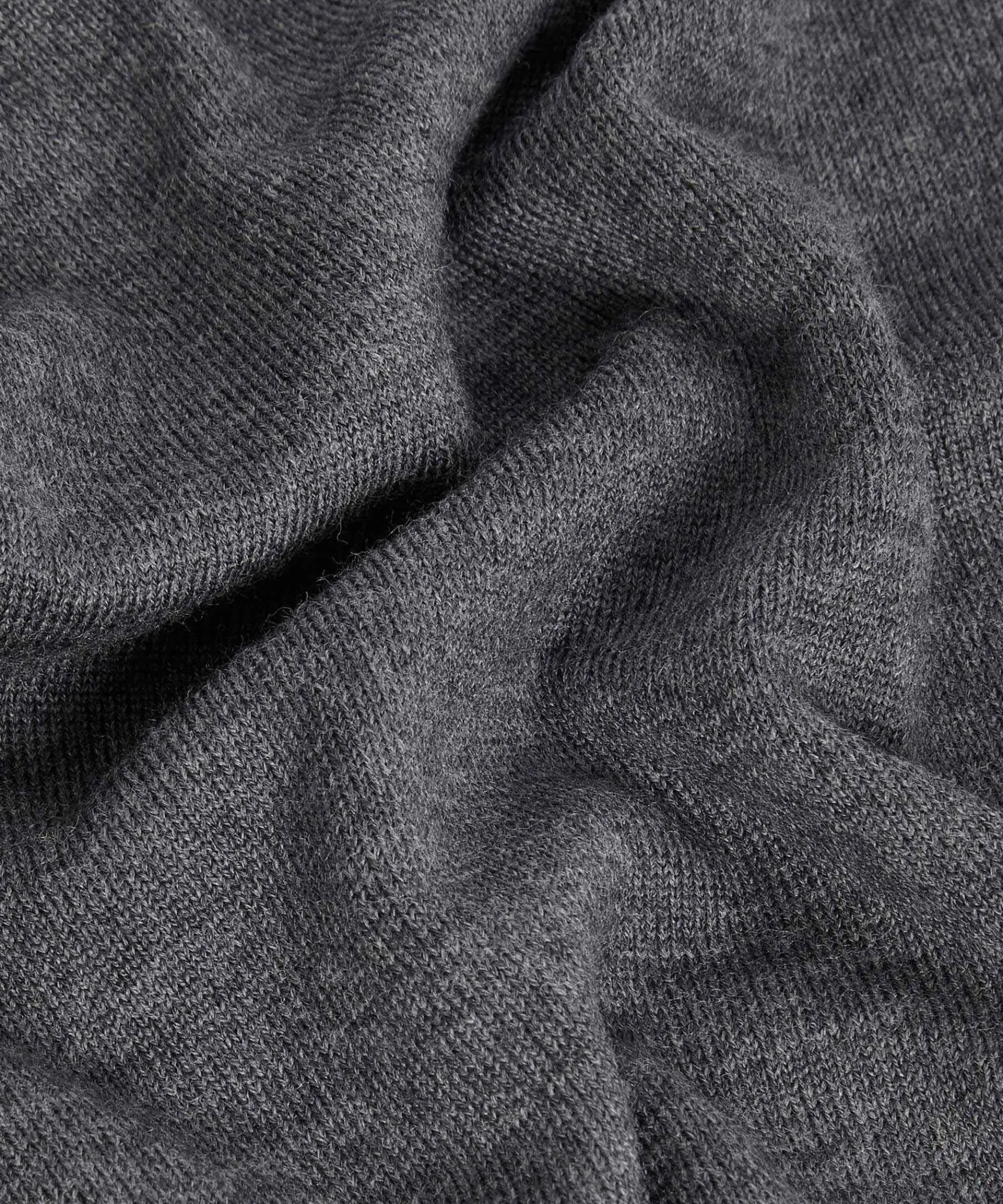 Outlet Rodier Pull col V en laine mérinos gris foncé
