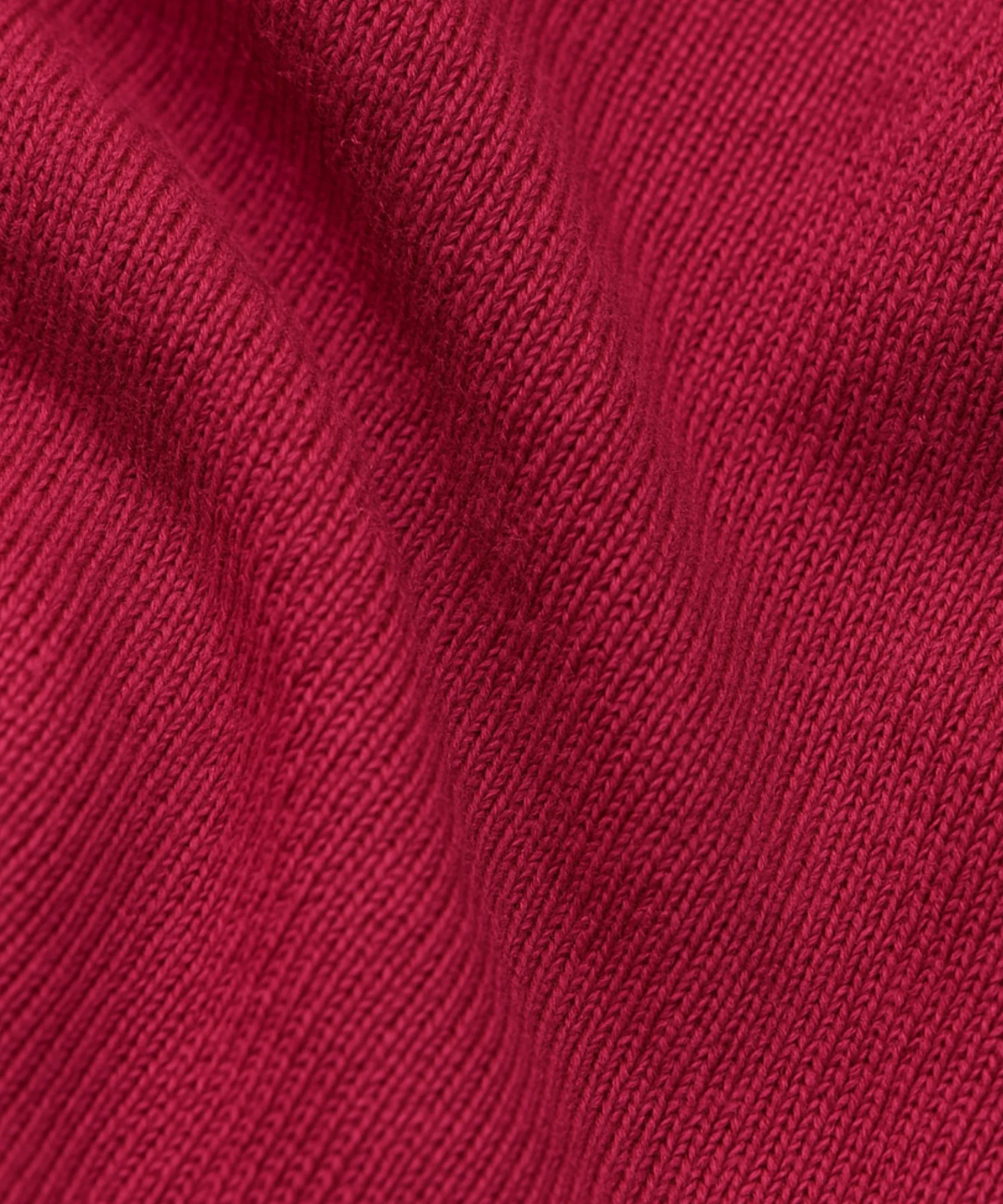 Clearance Rodier Pull col V en maille fine rouge grenat