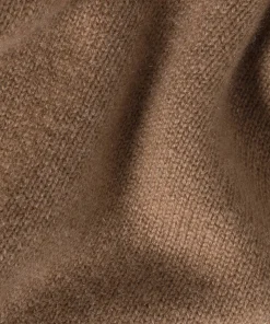 Clearance Rodier Pull jacquard en cachemire marron camel