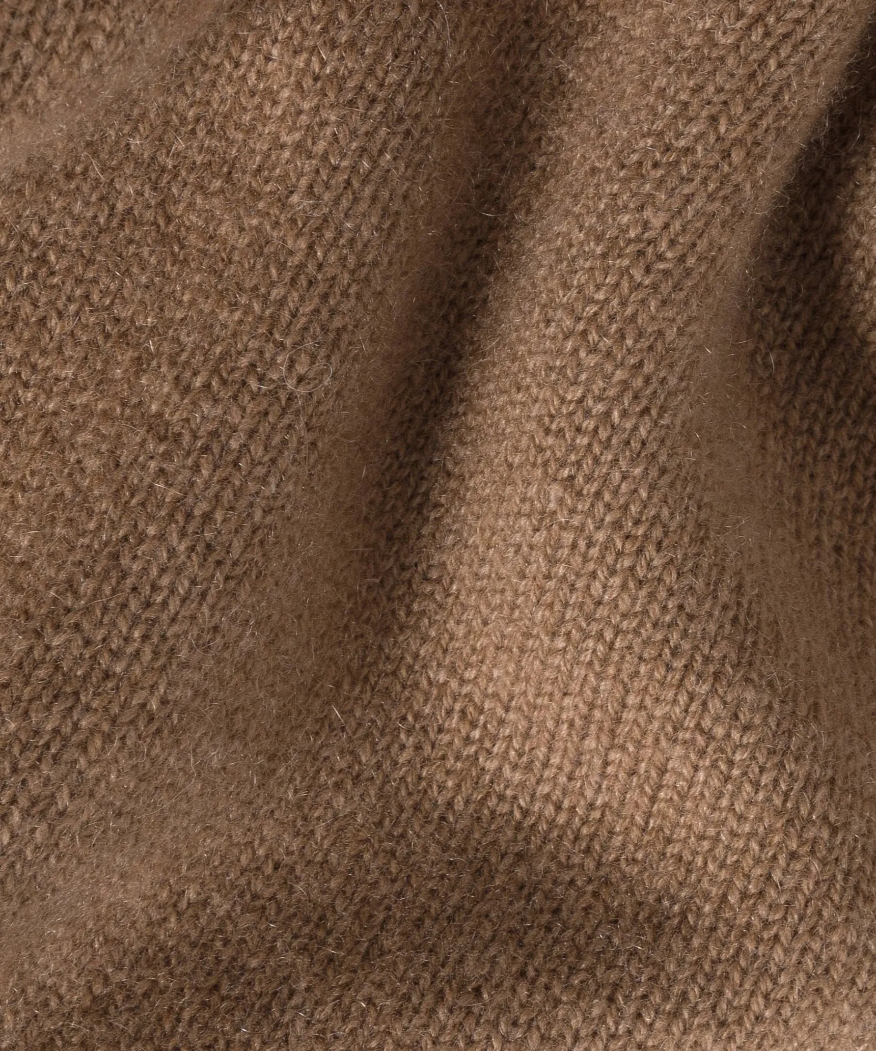 Clearance Rodier Pull jacquard en cachemire marron camel