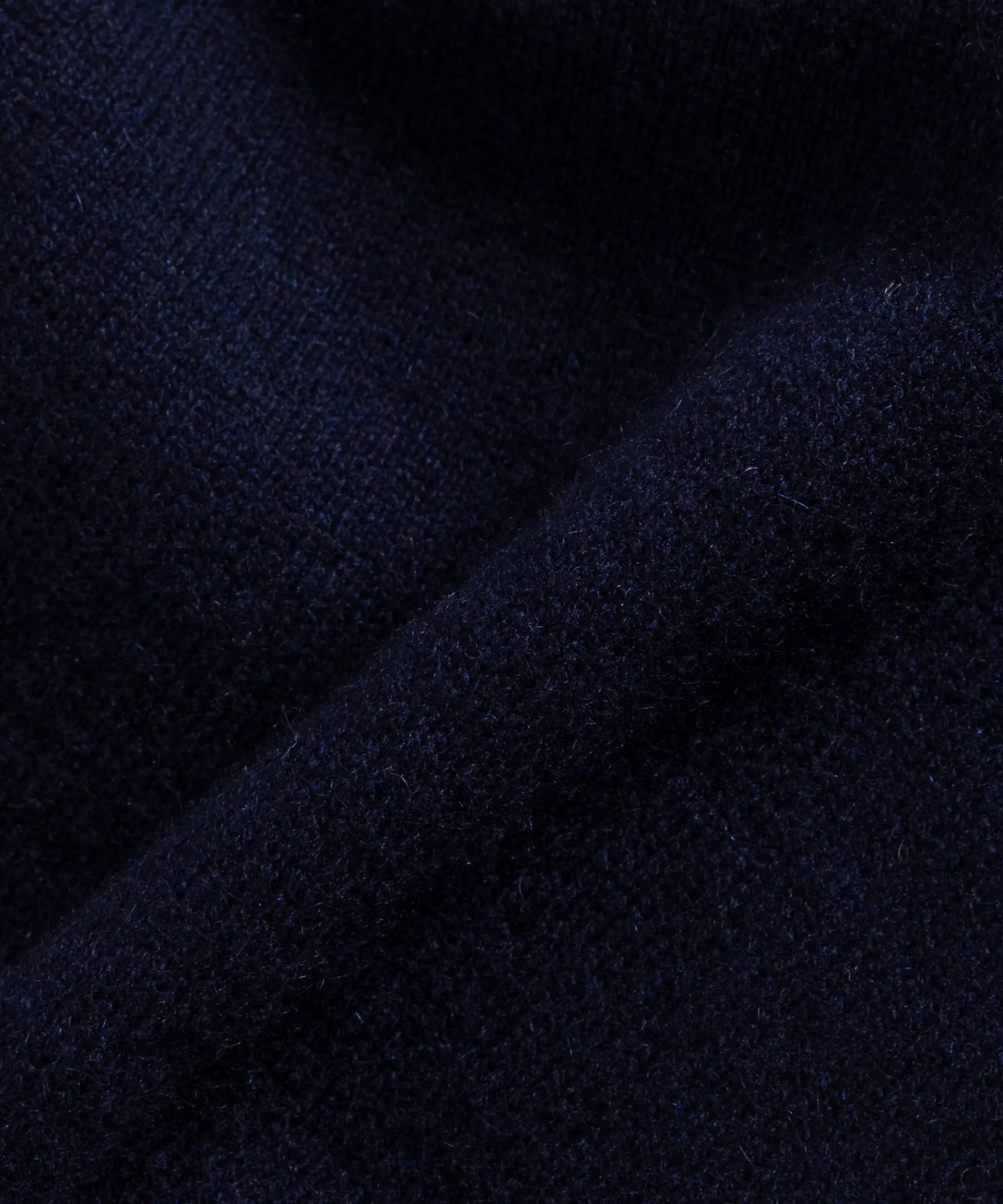 Best Rodier Pull large en cachemire bleu marine