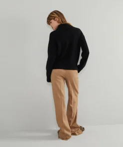 Discount Rodier Pull oversize col roulé en cachemire 4 fils noir