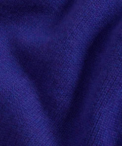 Discount Rodier Pull oversize col V en cachemire bleu outremer