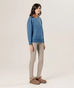 Sale Rodier Pull oversize en cachemire bleu azur