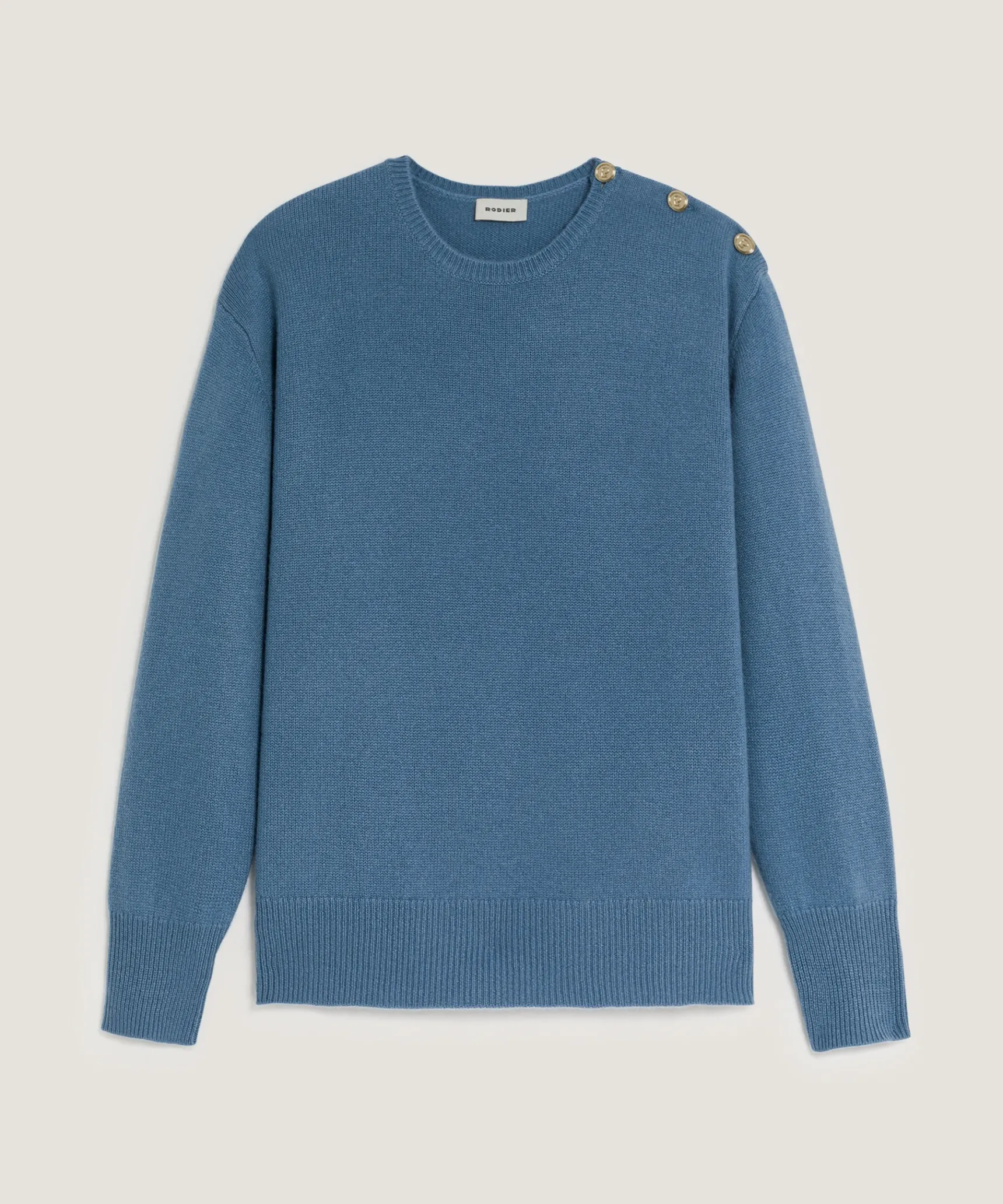 Sale Rodier Pull oversize en cachemire bleu azur
