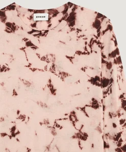 Discount Rodier Pull Tie & Dye en laine et cachemire beige