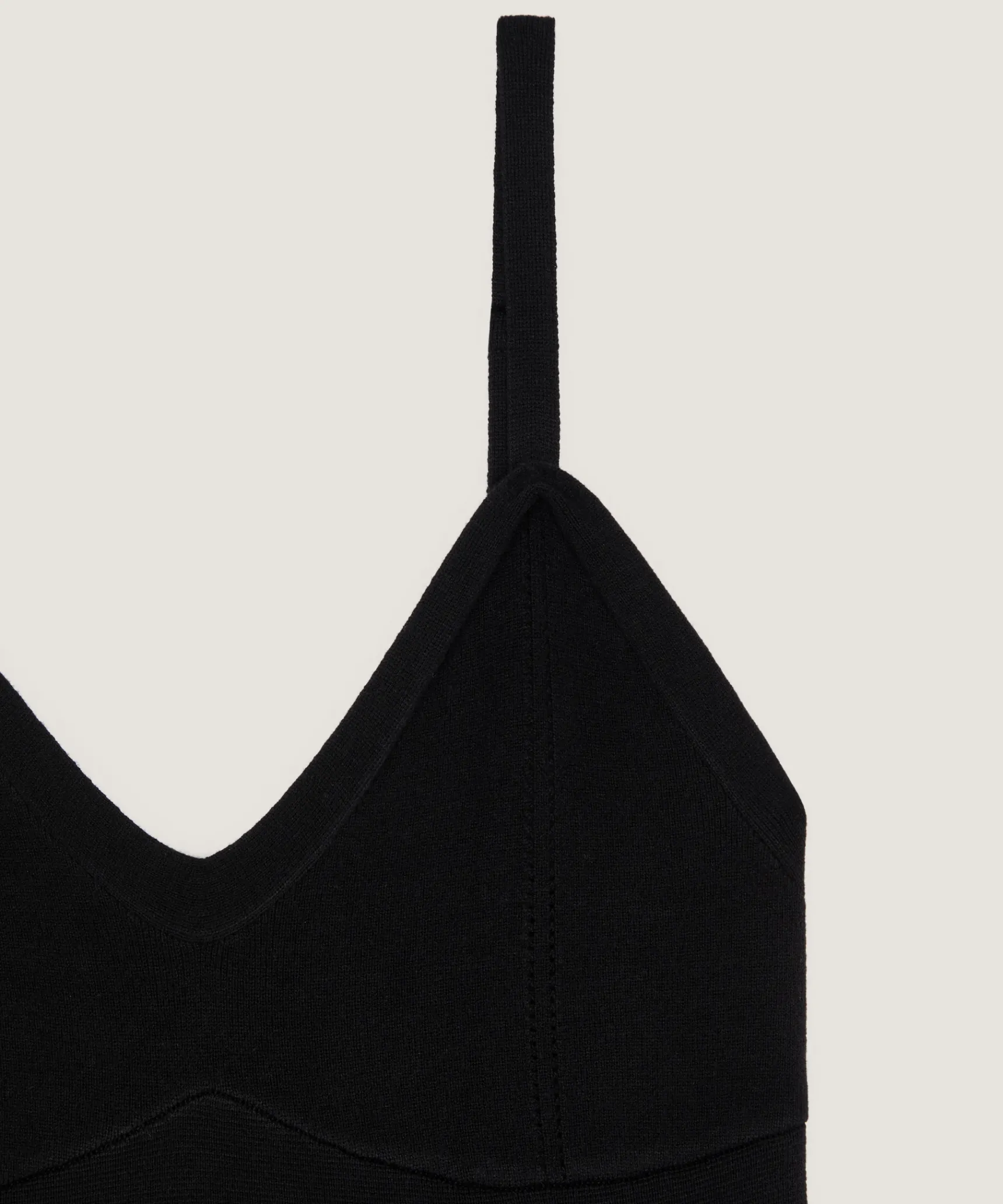 Online Rodier Robe longue en maille noir