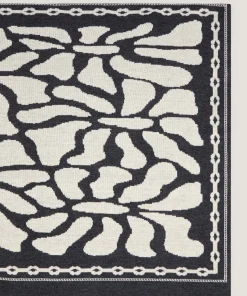 Clearance Rodier Étole en maille jacquard gris foncé