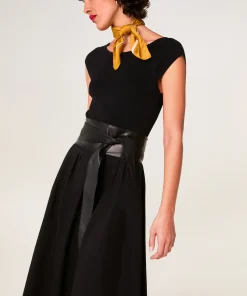 Sale Rodier Top encolure bateau noir