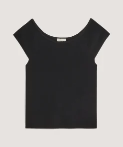 Sale Rodier Top encolure bateau noir