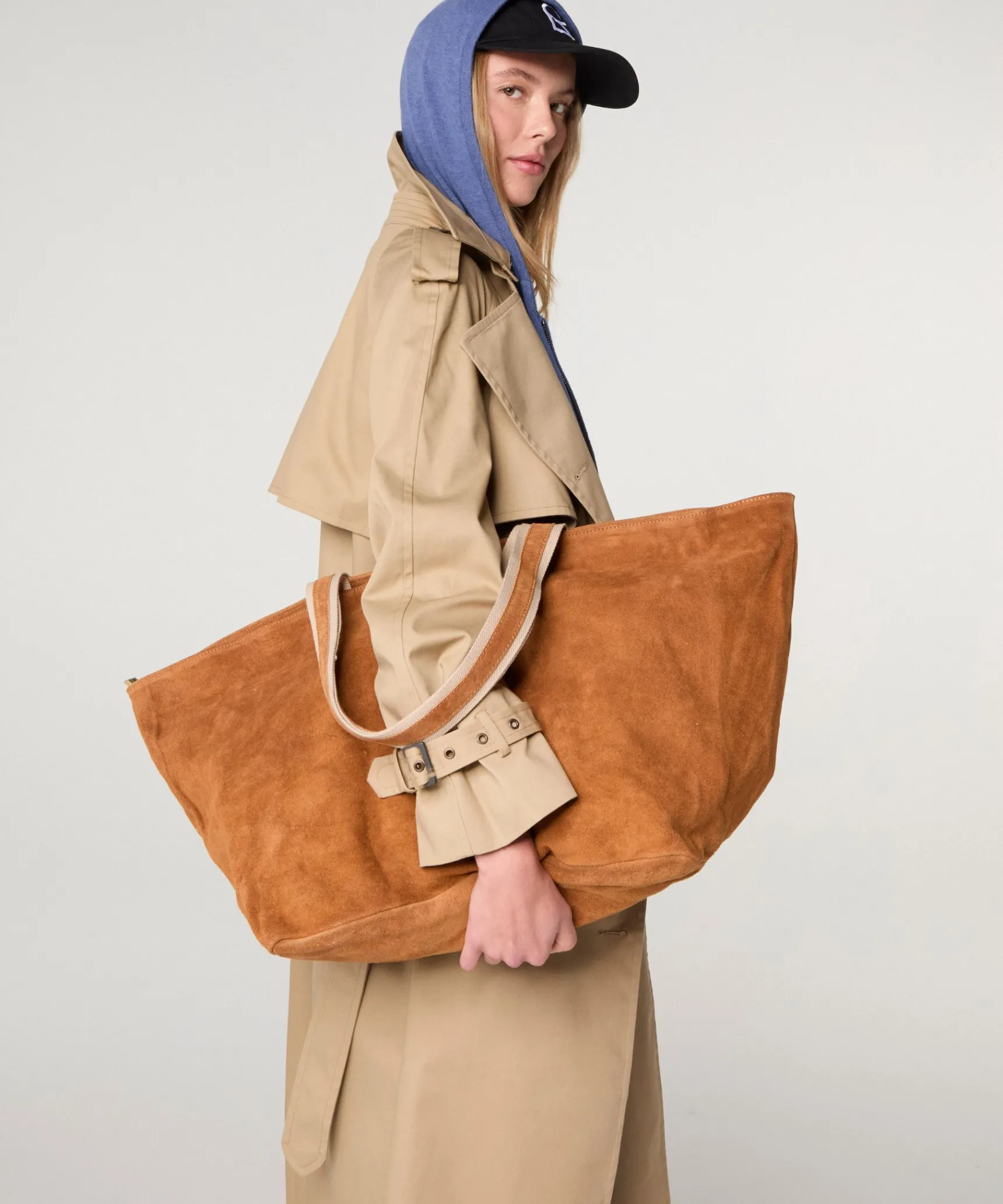 New Rodier Trench-coat oversize beige